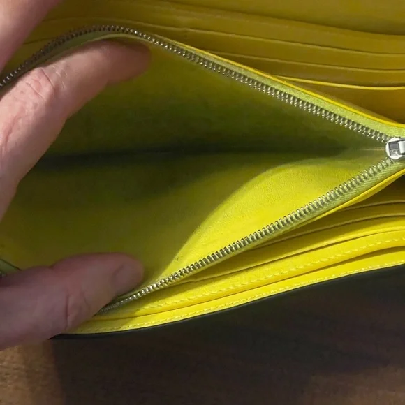 Celine Taupe Continental Leather Wallet - Picture 8 of 8